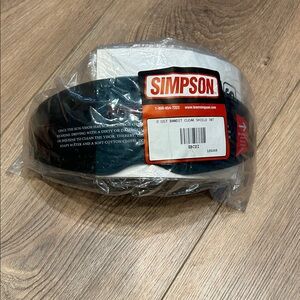 Simpson Ghost Bandit smoke Helmet Shield Visor - dark